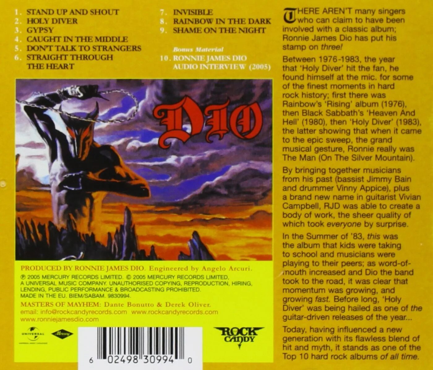 Dio диска. Dio - Holy Diver (1983) CD. Dio Holy Diver 1983. Dio Holy Diver обложка. Ronnie James Dio Holy Diver.