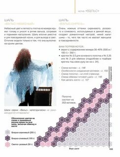 Мохер крючком схемы и описание