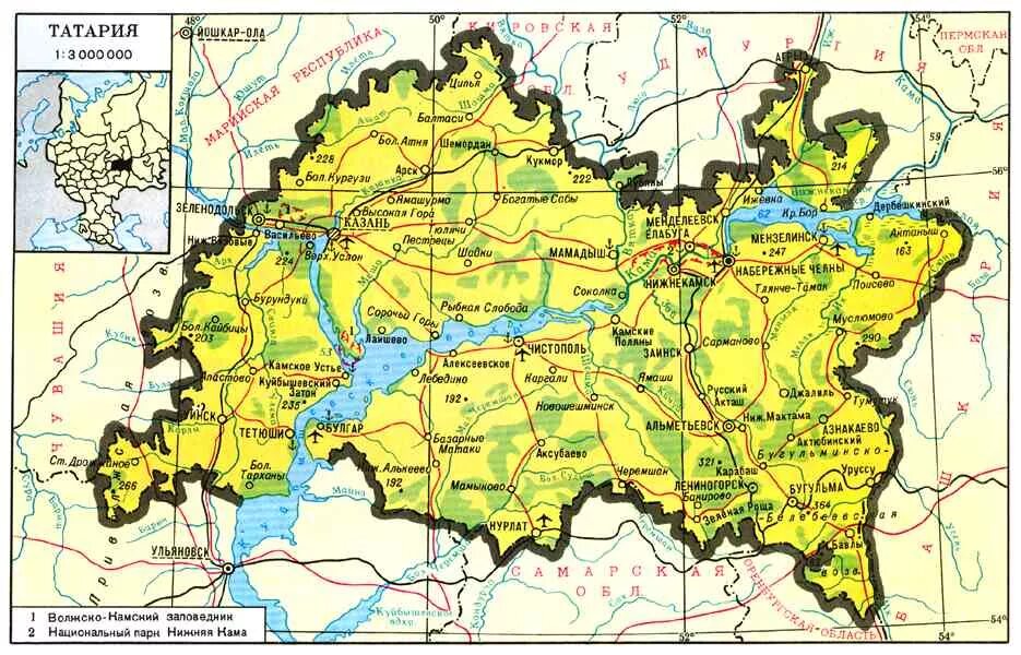 Отзывы карта татарстана. Физико географическая карта Татарстана. Физическая карта Республики Татарстан. Карта Республики Татарстан с реками.