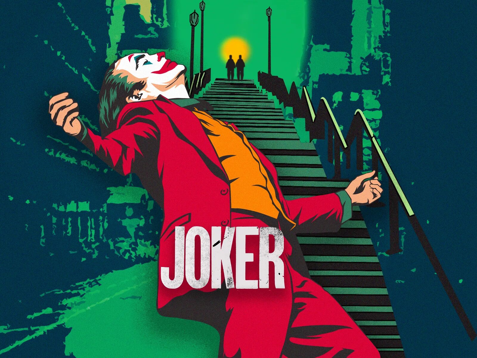 Джокер баннер. Хоакин Феникс Joker вектор. Джокер 2019 арт. Джокер на лестнице арт. Джокер 2019 вектор.