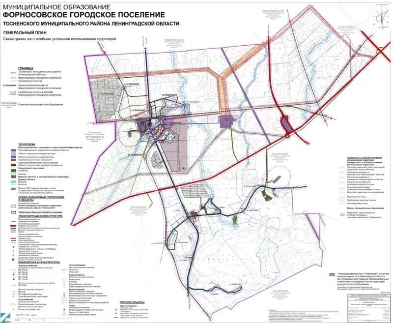 администрация форносово тосненского района ленинградской области. генеральный план тосненского района ленинградской области. жд форносово. кайболово тосненский район. тосненское городское поселение генеральный план.