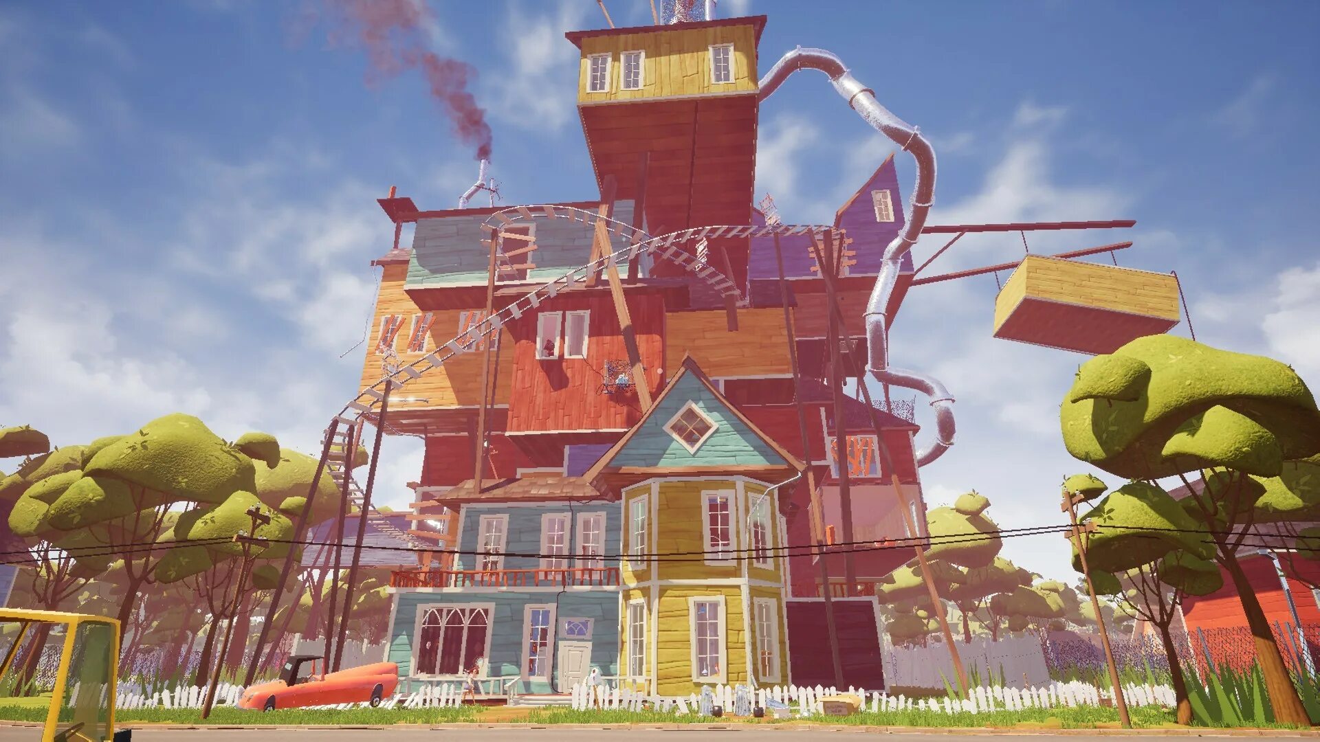 Привет сосед третья акт. Привет сосед акт 3 дом соседа. Hello Neighbor Alpha 1 дом. Дом привет сосед Альфа 4. Hello Neighbor 2 дом соседа.