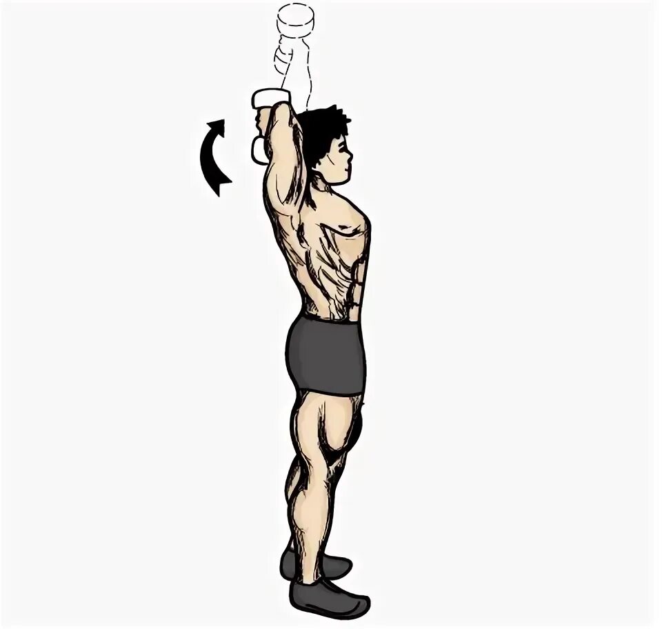 Overhead Dumbbell Extension. One Arm Dumbbell Triceps Extensions. Triceps символ. Эскизы татуировок на трицепс.