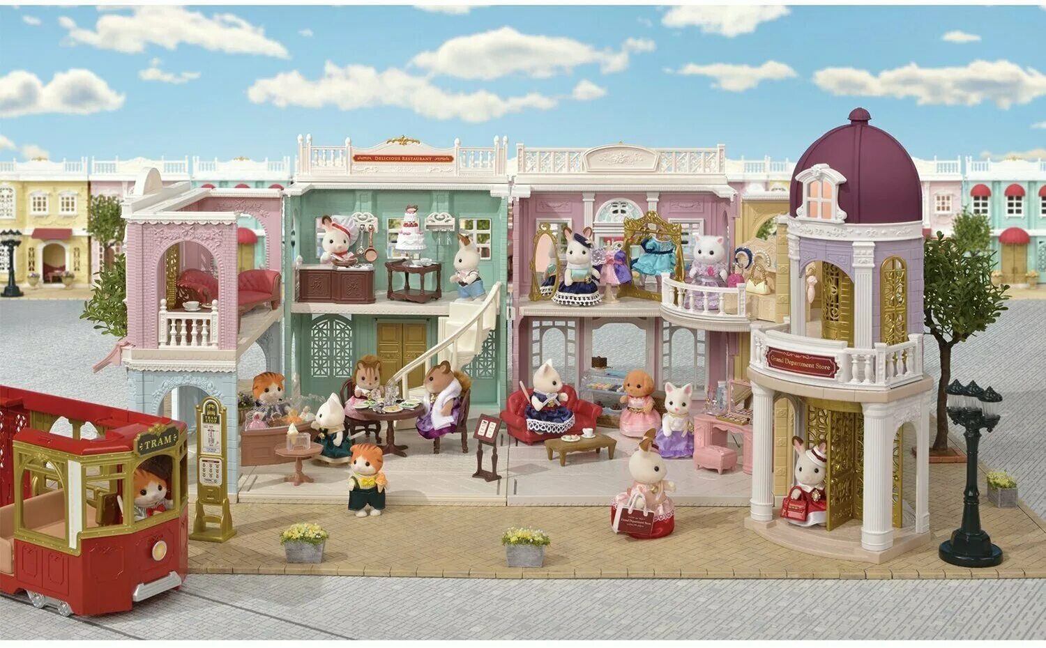 Town цена. Sylvanian Families галерея Гранд Таун 6022. Sylvanian Families Гранд Таун. Галерея Гранд Таун Sylvanian Families. Sylvanian Families Grand Department.