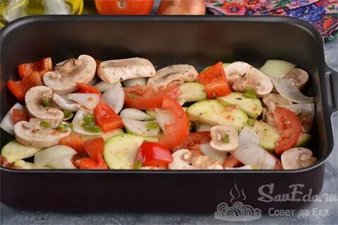 Тушеные овощи в духовке вкусно