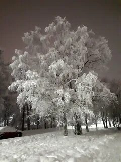 После снежной