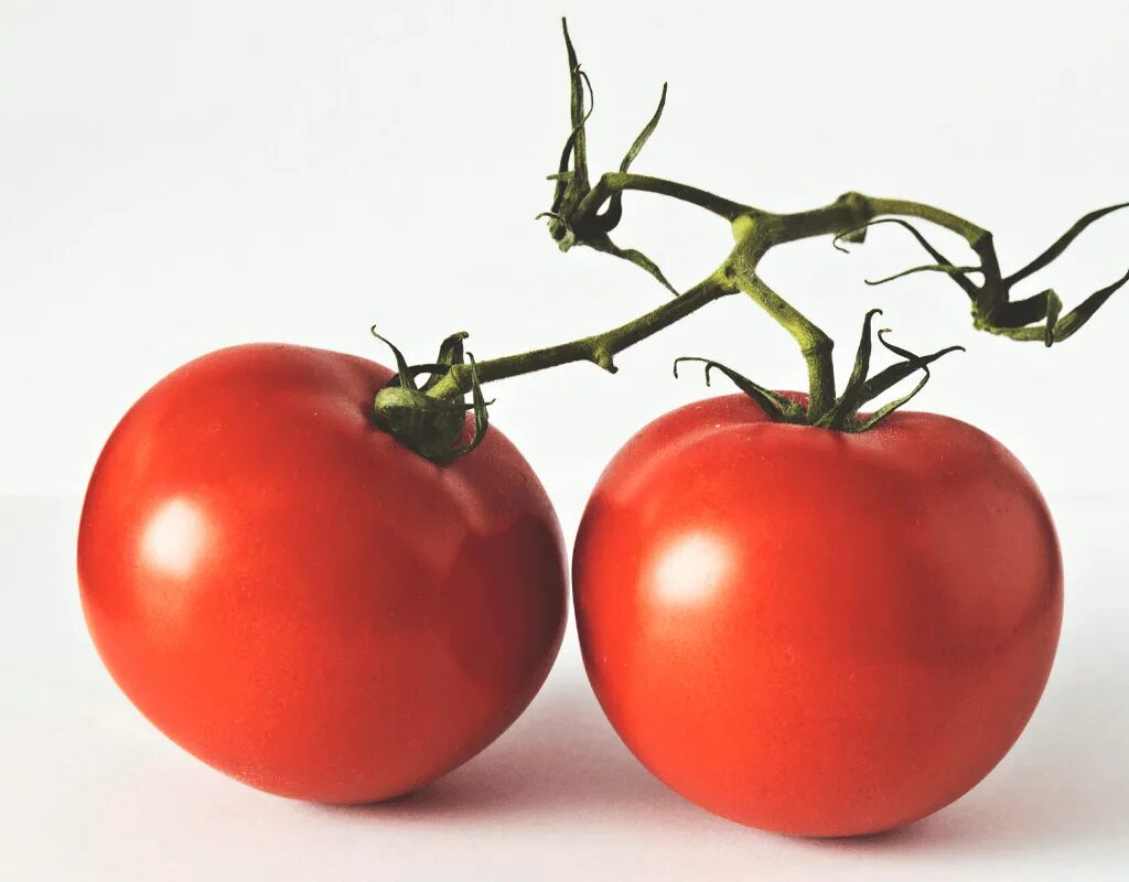 Two tomatoes