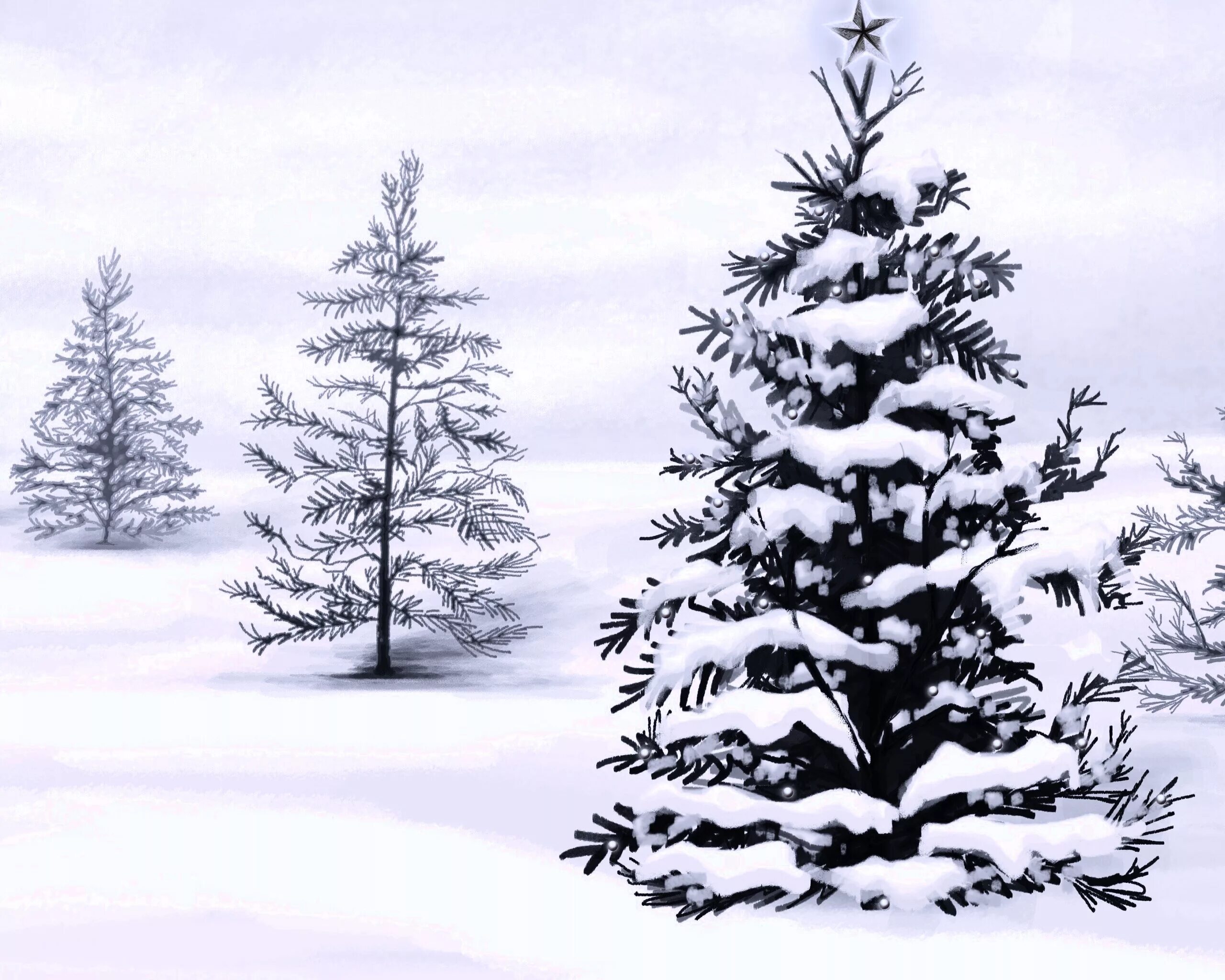 елка в лесу зимой рисунок. зимняя елочка для детей. зимний пейзаж с елями. зимний пейзаж. елка в лесу зимой рисунок.