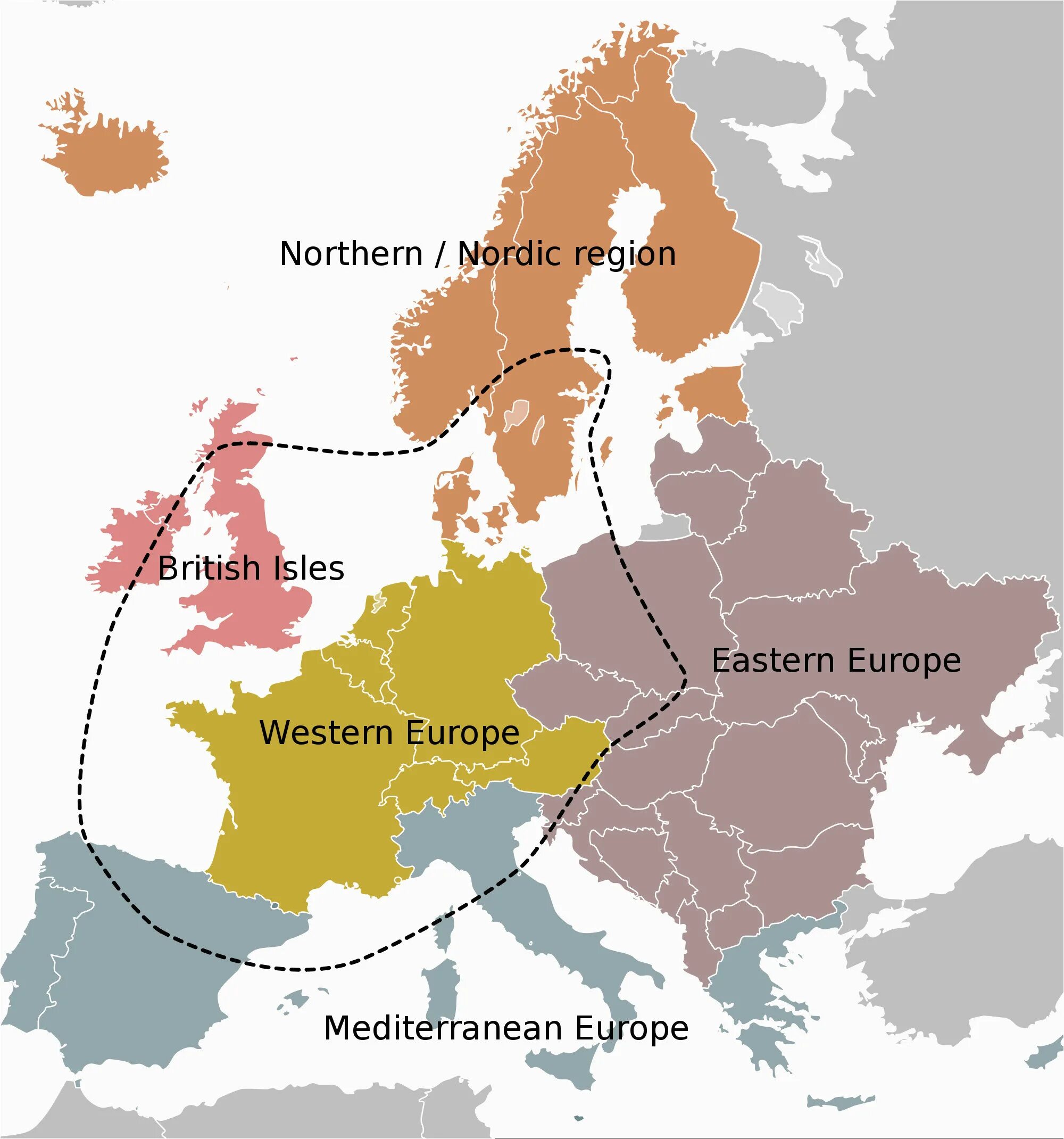 Region eu. Западная Европа. Регион Europe. Map of the Regions of the Europe. Мезорегионы Европы.