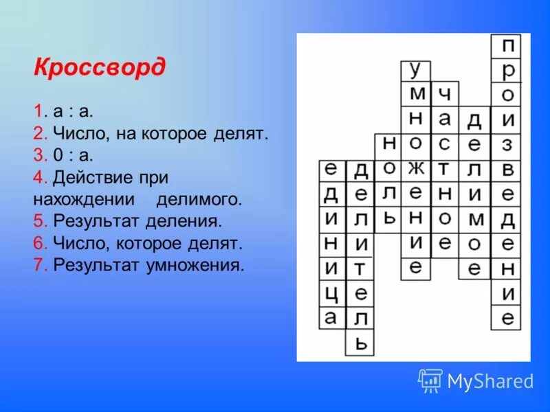 Кроссворд на тему умножение и деление. Математический кроссворд умножение и деление. Кроссворд на тему деление. Кроссворд на тему деление. Кроссворд на тему по математике.