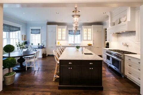 The kitchen is big
