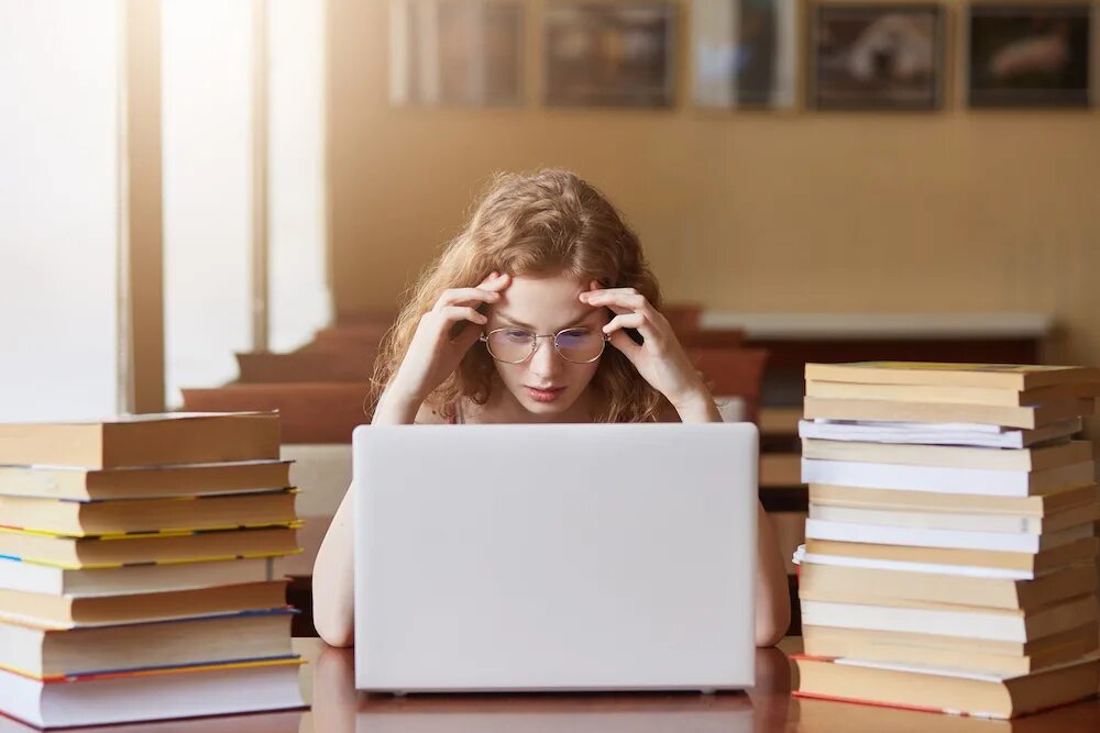 Hard working student