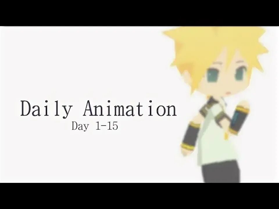 Daily animation. Daily animation