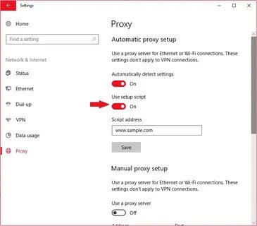 Script settings