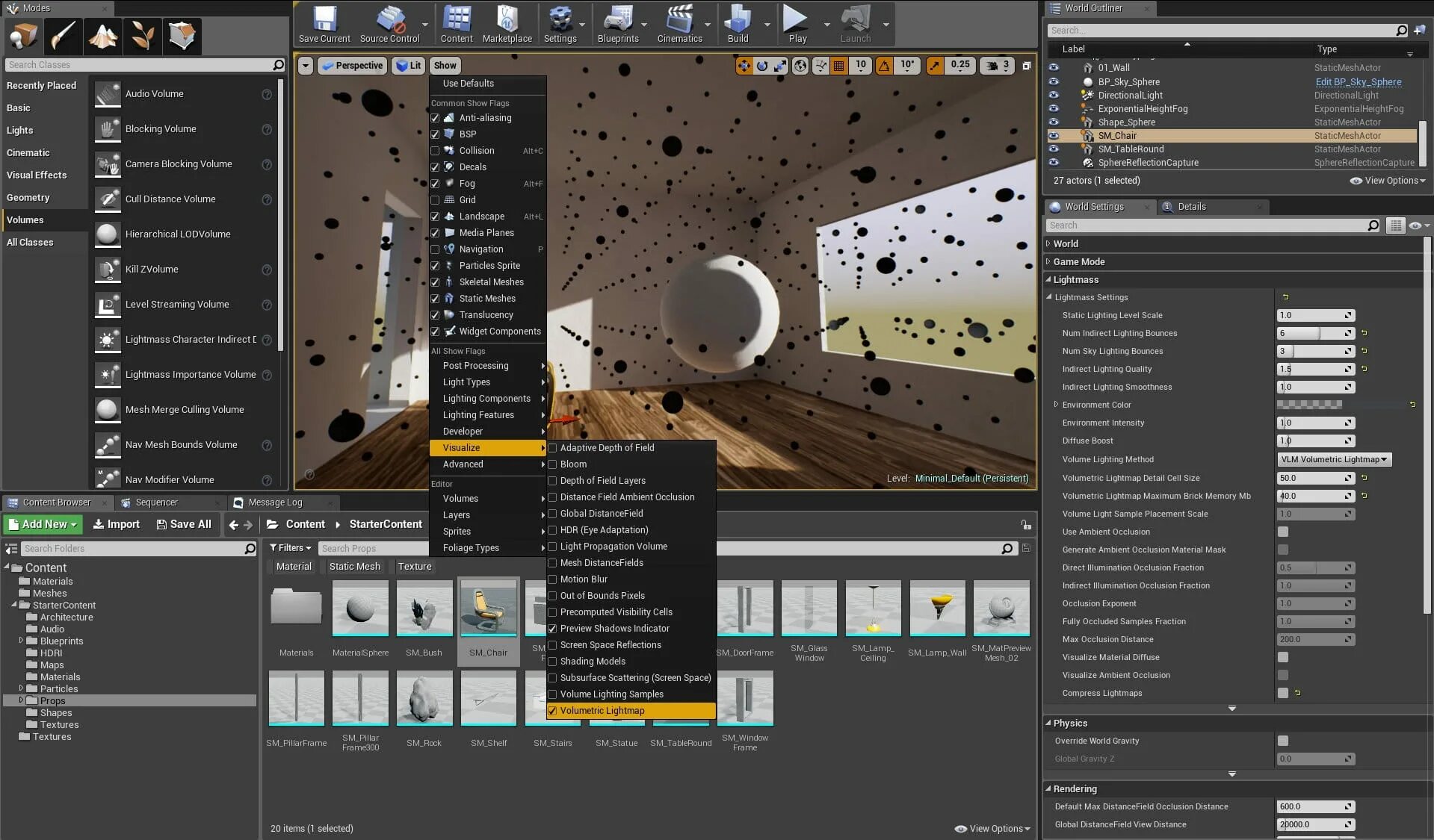 Unreal engine lighting