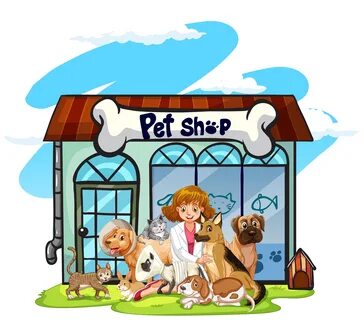 There was a pet shop there