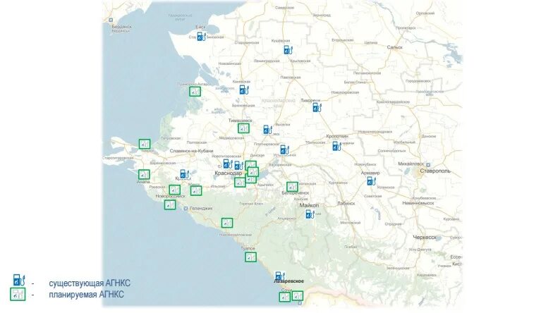 Карта метановых заправок Краснодарского края. АГНКС метан заправки карта России. Карта заправки метана Краснодарского края-.