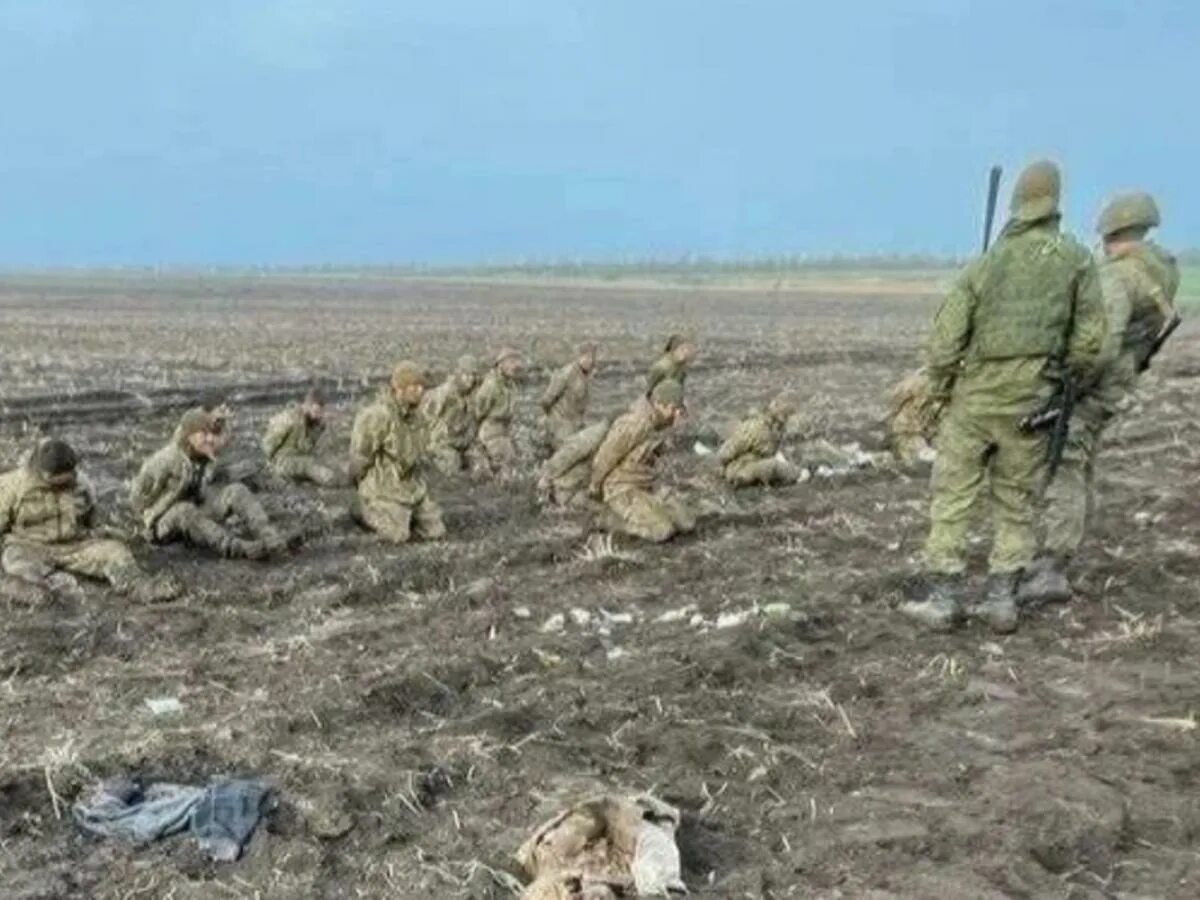 Бой в плену. Пленные воины ВСУ на Украине.