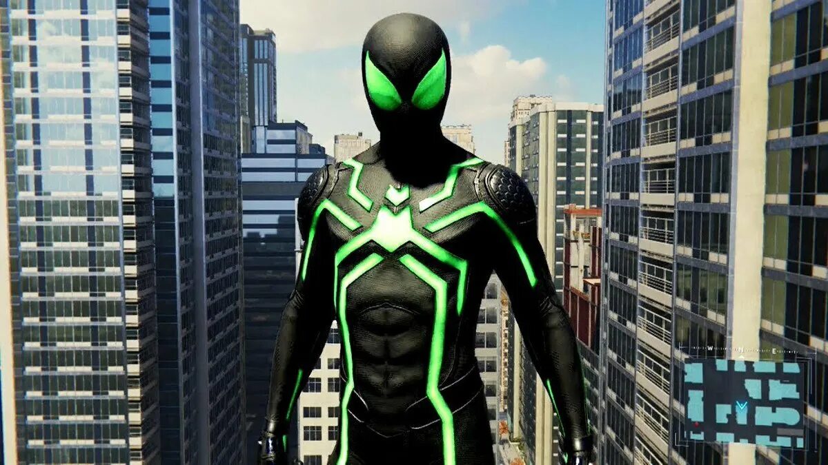 Игра человека паука зеленого. Spider man ps4 Suit стелс. Spider man ps4 стелс костюм. Стейлзкостюм человека паука ps4. Spider man Stealth Suit.
