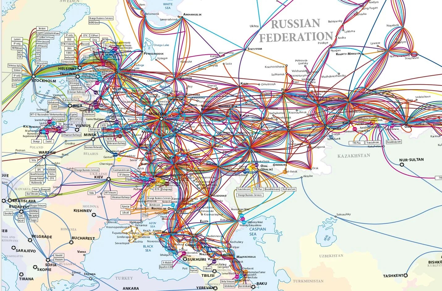 Карта магистральных оптических кабелей России. Карта магистралей интернета. Магистральные сети связи в России. Магистральные линии интернета. Связь сети рф