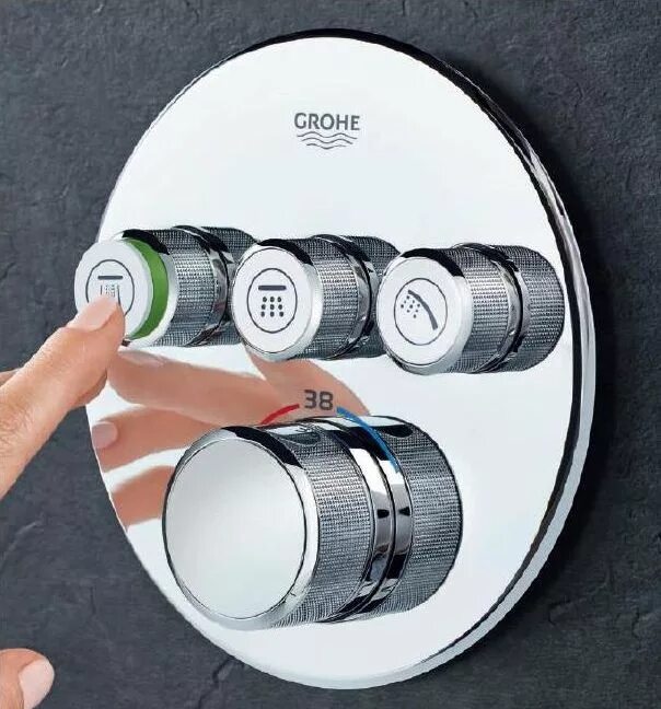 Встроенный душа grohe. Термостат Grohe Grohtherm SMARTCONTROL. Grohe SMARTCONTROL 34705000. Grohe Grohtherm SMARTCONTROL 34706000. Душевой комплект Grohe Grohtherm SMARTCONTROL.