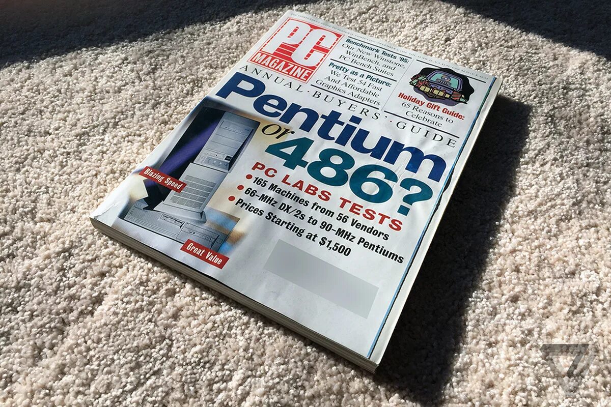 Old issue. PC Magazine Blue.