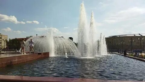 Открытие фонтана в новосибирске