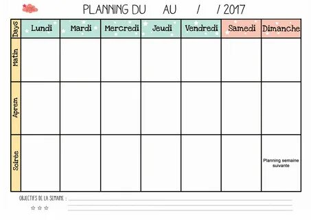 Des planning