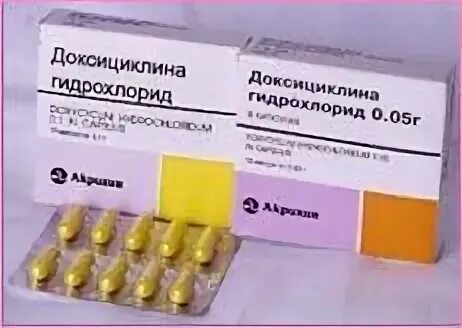 Аналог доксициклина в таблетках
