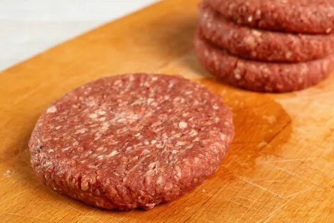Lean beef patty