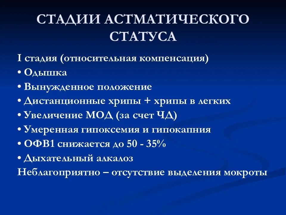 Астматический статус стадии. Астматический статус классификация. Астматический статус по стадиям. Астматический статус 1 степени.