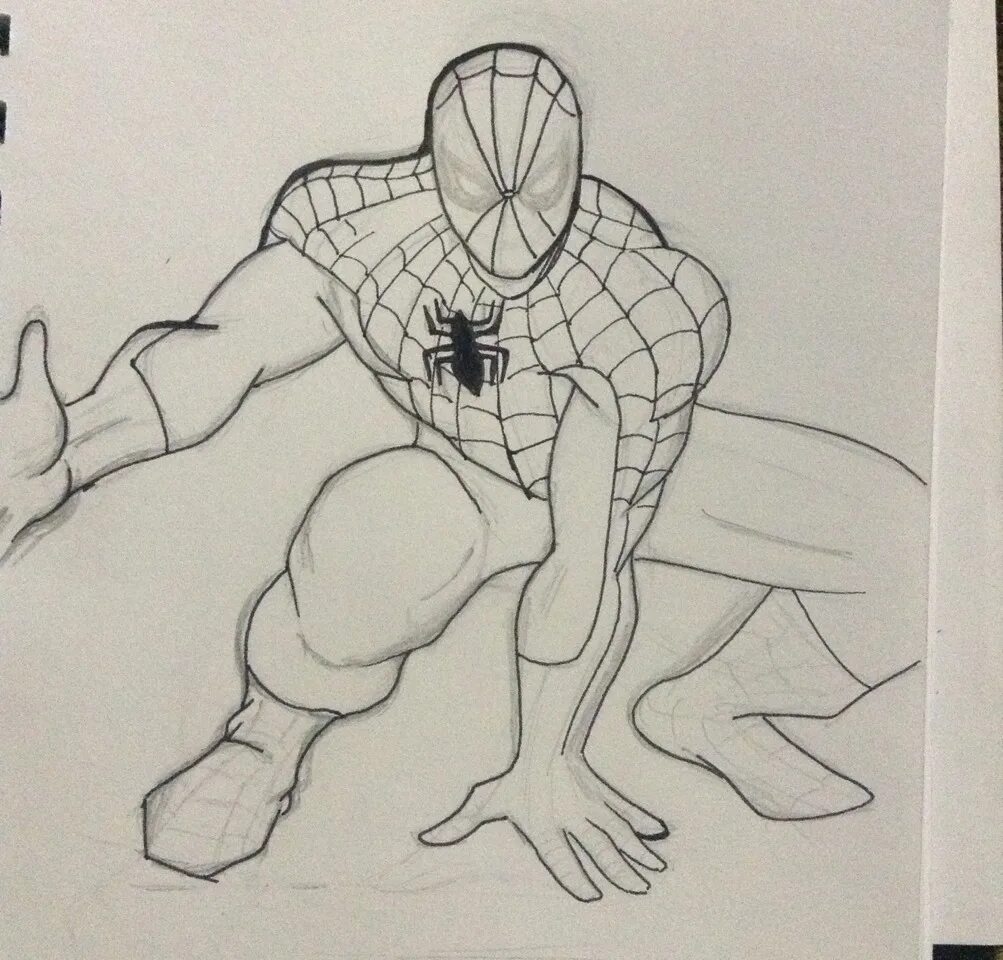 Человек паук для рисования. Человек паук срисовать. Поэтапное рисование человека паука. Человек паук карандашом.