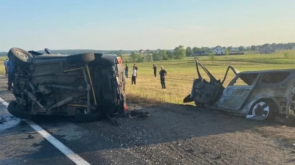 Пятеро в девятке. Авария в Красноярском районе Самарской области. Авария Красноярский район Самарская область.