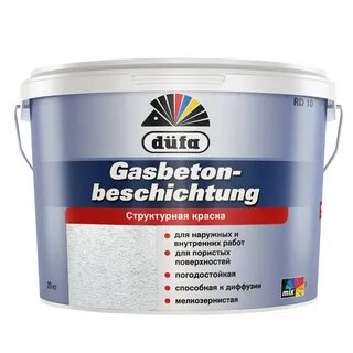 Краска матовая латексная dufa 10 л