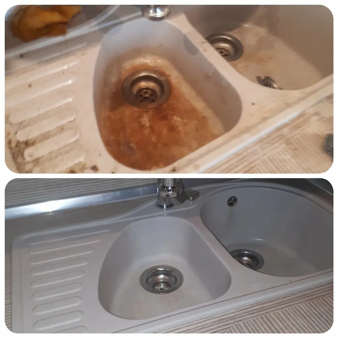 средства для чистки керамических кухонных раковин. средство для чистки каменных раковин. грязная мойка из искусственного камня. чистка керамической раковины. средство для отмывки раковины.