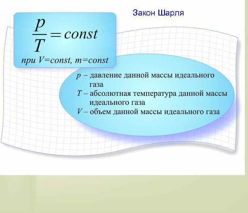 Формула количества идеального газа. Температура газа формула через давление и объем. Давление идеального газа через объем и температуру. Закон Шарля. Закон Шарля для идеального газа.