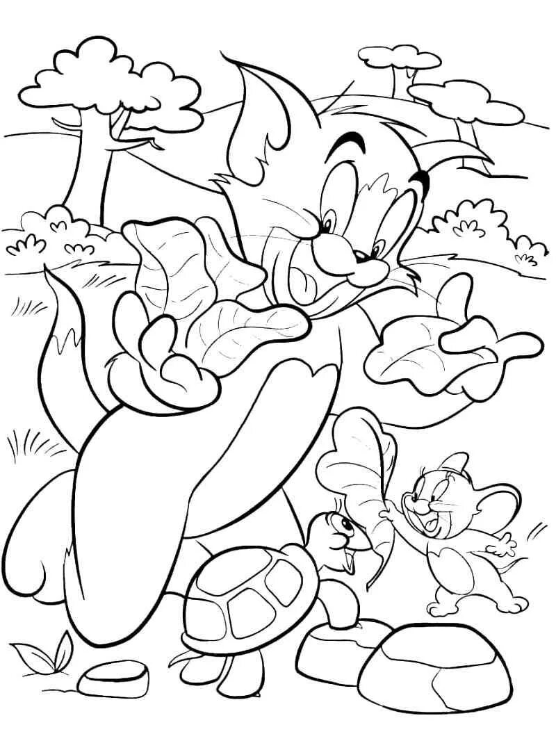 Картинки для раскрашивания том и Джерри. Раскраска для детей Disney Tom Jerry. Раскраска стом и Джери. Раскраски из мультфильма том и Джерри. Раскраска том и джерри для детей распечатать