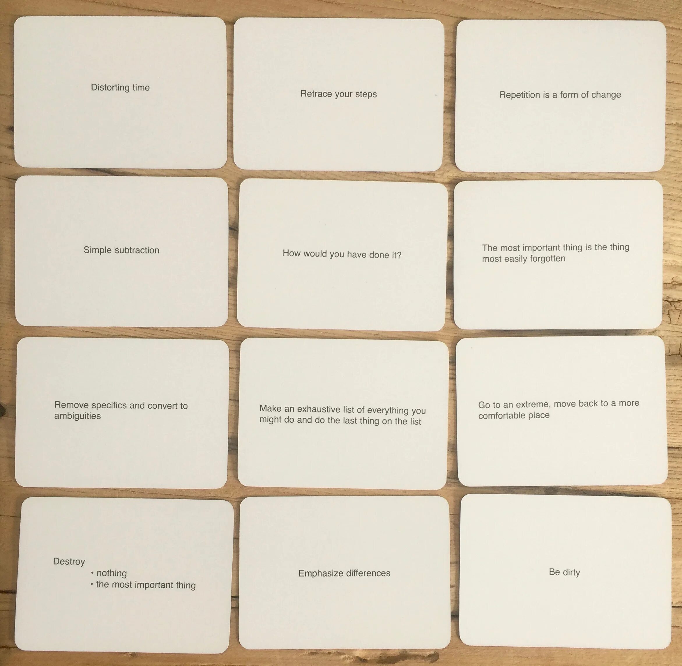 Непрямые стратегии. Непрямые стратегии карточки. карты oblique strategies. oblique strategies by brian eno. oblique strategies на русском.