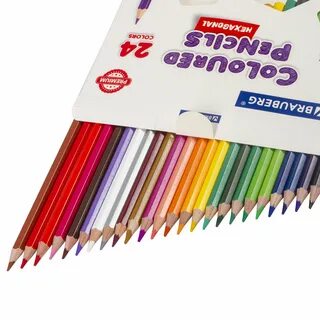 Карандаши цветные шестигранные