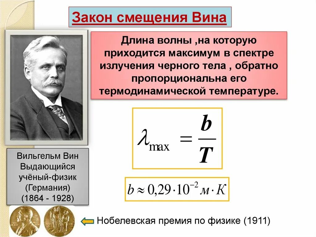 Закон вина формула. Закон смещения вина для теплового излучения. Закон смещения вина формула. Сформулируйте закон смещения вина. Закон смещения вина формулировка.