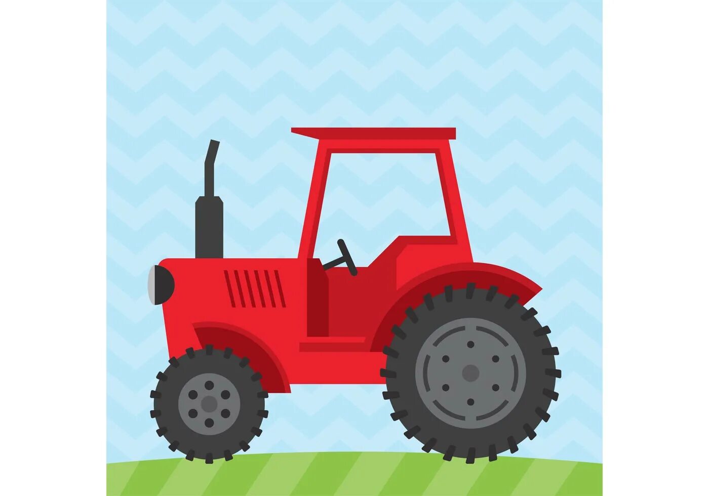 Трактор. Трактор для детей. Изображение трактора для детей. Трактор иллюстрация. Картинки тракторов для малышей
