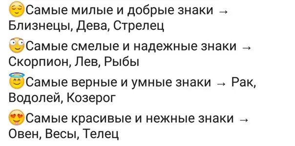 Какие знаки самые сильные. Самые добрые и милые знаки зодиака.
