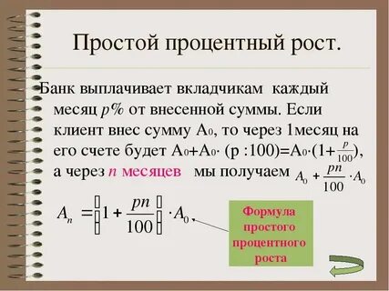 Простой и сложный банковский процент