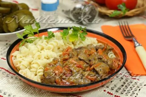 Как сделать гуляш из печени