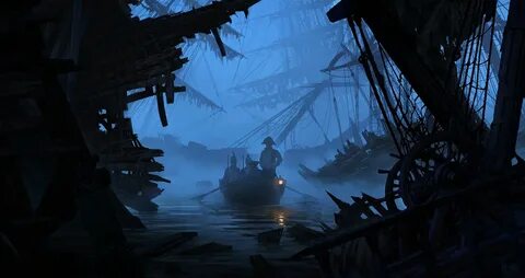 Карибское море арт