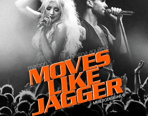 Лайк джаггер. Maroon 5 feat. Christina Aguilera - moves like Jagger. Марун 5 Мик Джаггер. Tyler Ward moves like Jagger. Песня moves like Jagger обложка.