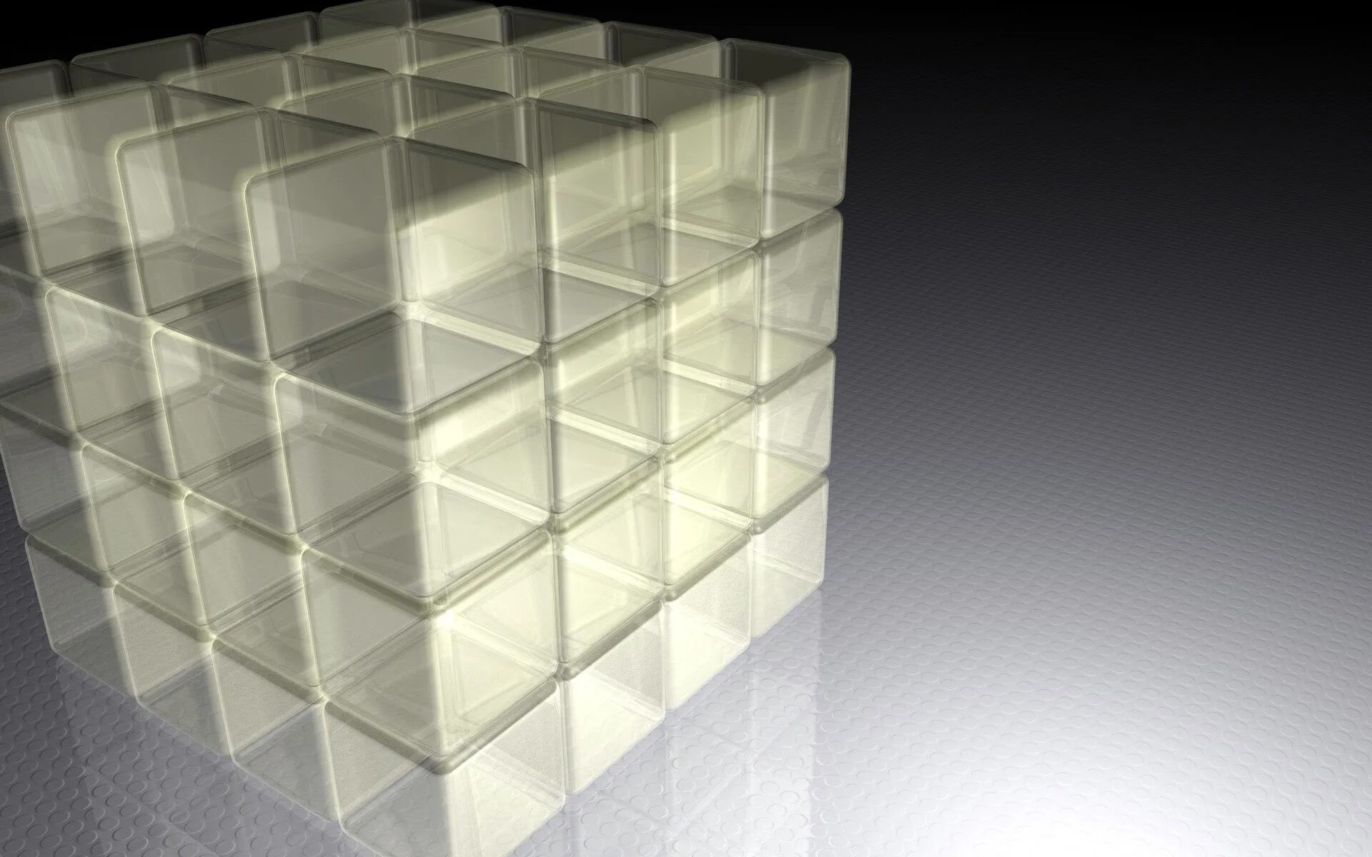 Прозрачный куб. Трёхмерный куб. Стеклянный куб. Прозрачный стеклянный куб.