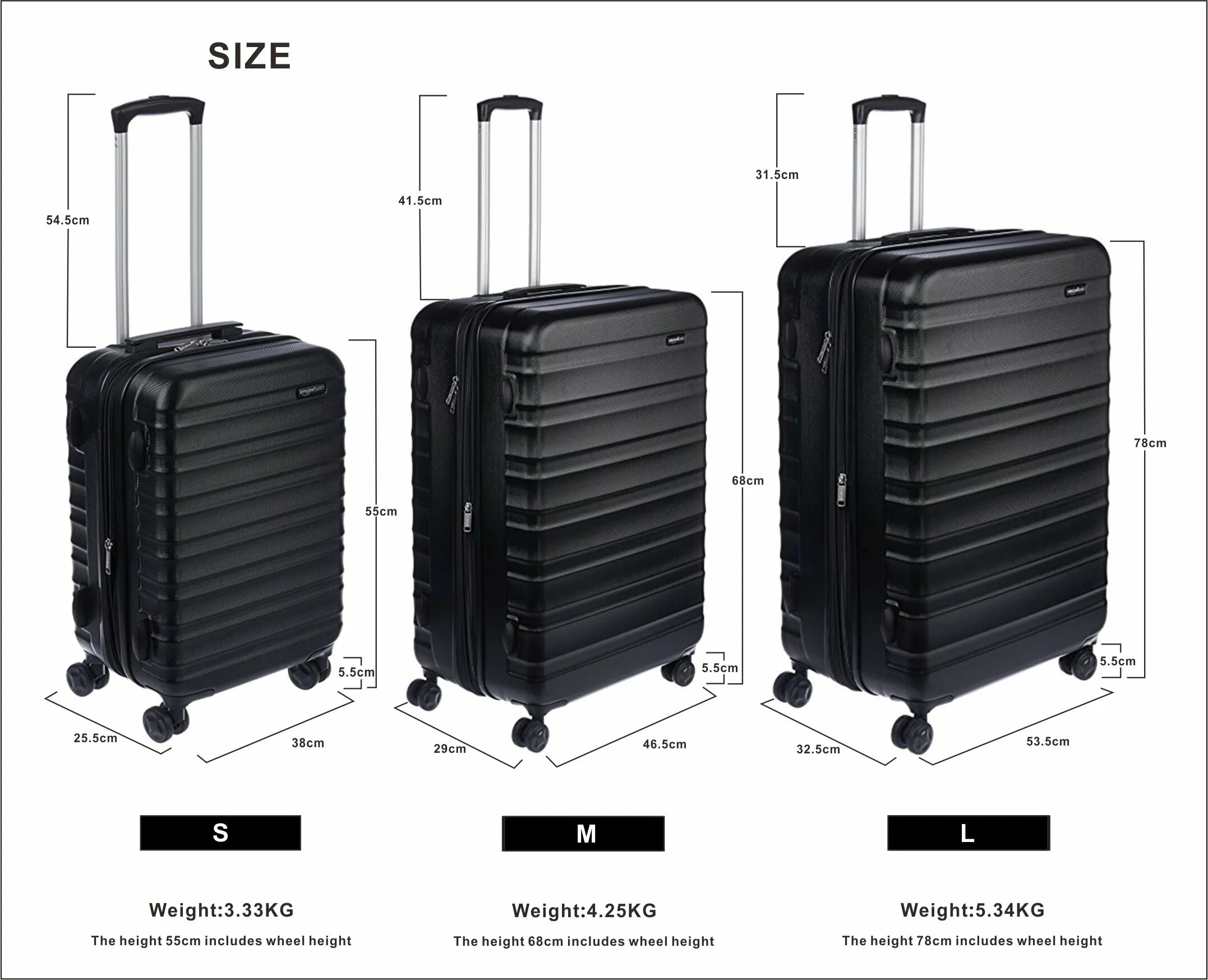 AMAZONBASICS Hardside Spinner Luggage. Samsonite Travel Trolley 55 x 20 x 33. Чемодан габариты 55x40x20см. Чемодан Кэбин сайз Размеры.