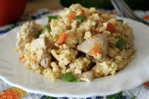 Пшено с мясом