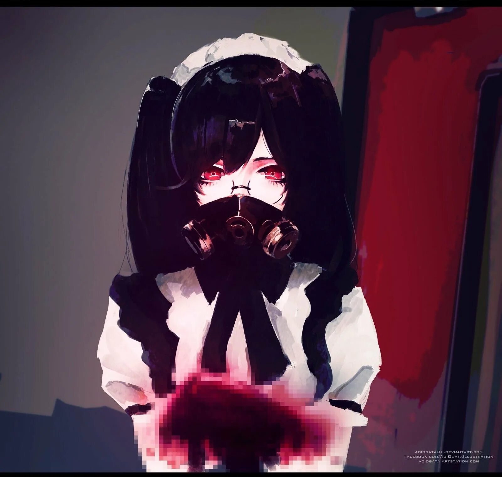 Tyan in a mask